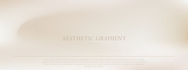 Pearl cream gradient. Aesthetic nacre illustration. Sandy gradient background with soft waves for neutral, warm, and luxurious vibes. Vector backdrop.