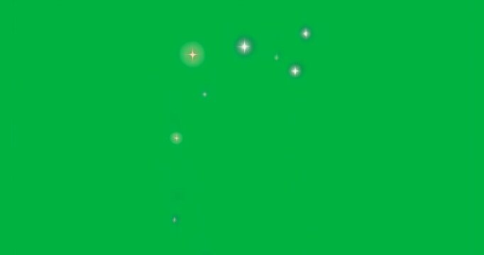 three orbs popping up on transparent pixel backdrop fourth orb joining orbs drifting and realigning