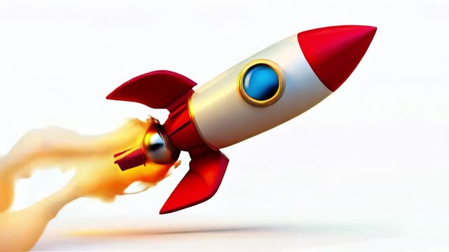 space rocket in space