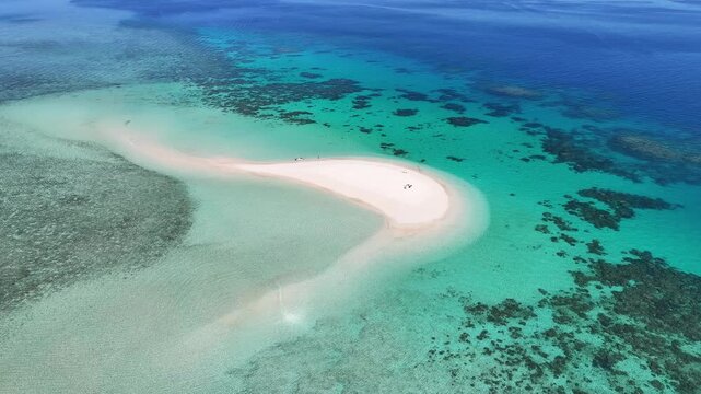 Island cay Great Barrier Reef Mackay Australia