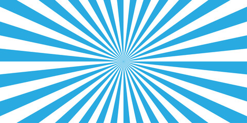 Abstract blue retro with sunburst pattern colorful design. Modern stipes line ray grunge design beam pattern texture. Funky ray elements themes Swirling pattern.	