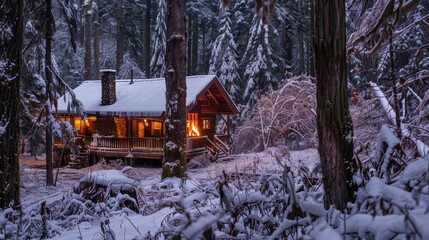 winter in the forest