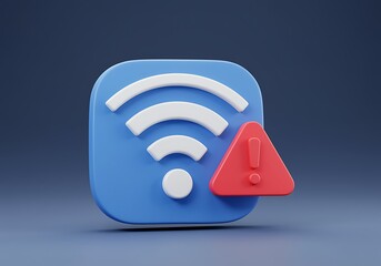 wi fi icon on internet button