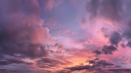 Obraz premium dramatic sky at sunset