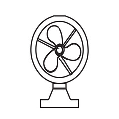 Desk Fan Illustration