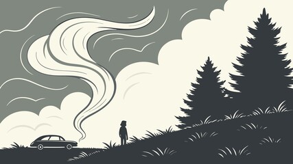 Soft white smoke drifting upwards, cinematic fog texture.