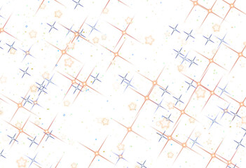 Christmas bokeh shining star dust particles seamless sparkling on transparent background, luxury stars glittering effect 