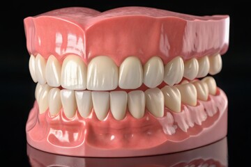 Obraz premium Dental model stock: teeth and gum anatomy