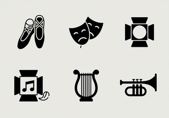 Black web icons set of shield symbol design illustration for baby's birthday and holiday gift sign