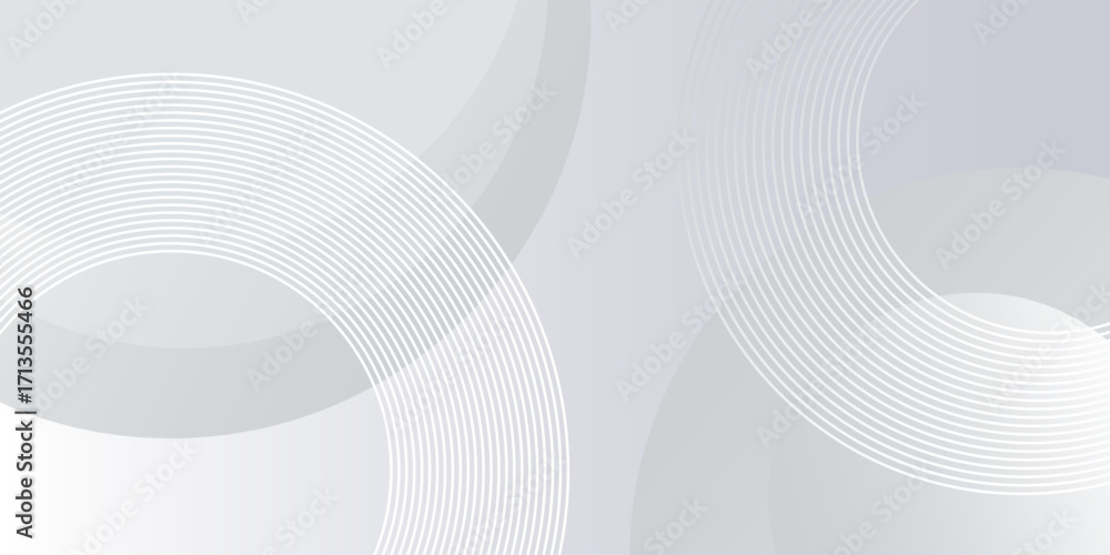 Poster white geometric abstract background overlap layer on bright space with lines effect decoration. mode