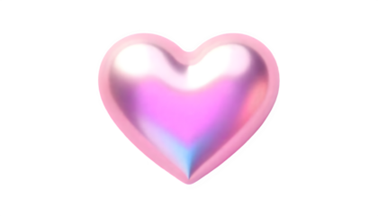 editable cute cut out pink heart, isolated in whithe background