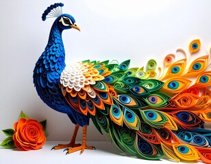 Vibrant Paper Quilling Art of Animals and Flowers