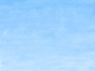 薄い雲に覆われた空のような優しい青の水彩背景イラスト