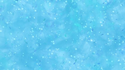 Pastel aqua blue watercolor handmade artistic soft textured background.