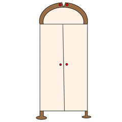 closet furniture simple illustration
クローゼット　家具　シンプル　イラスト