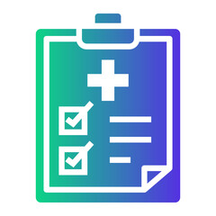 examination Gradient icon