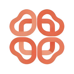 Chinese New Year Harmonious Orange Pattern for Prosperity and Joy