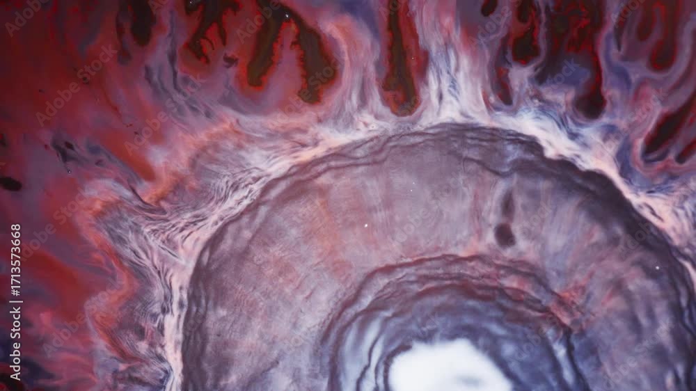 Poster abstract ink drops explode splash diffusion