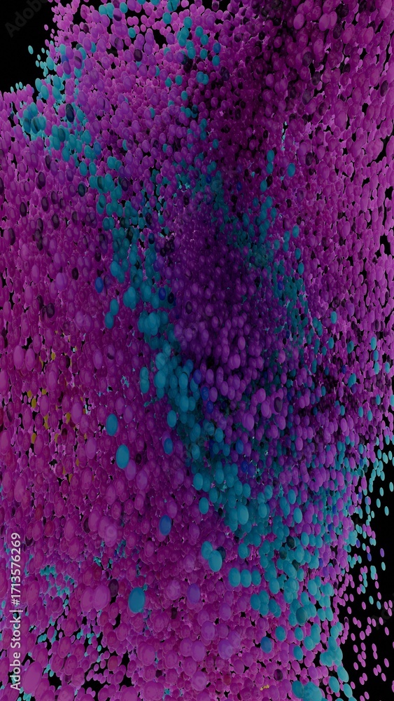 Poster colorful abstract particle background