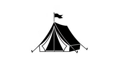 Abstract geometric light sculpture isolated on transparent background