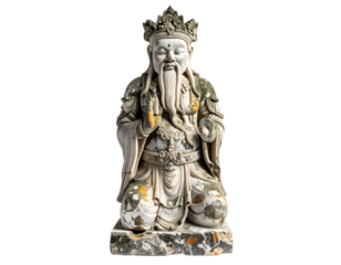 Old man stone sculpture