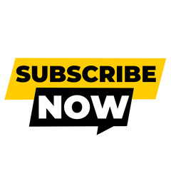 SUBSCRIBE NOW png, newsletter join tag, content label icon, transparent layout design, modern web art, clean flat concept