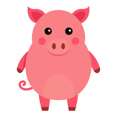 Fototapeta premium cartoon pig cartoon