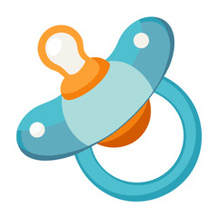 baby pacifier vector