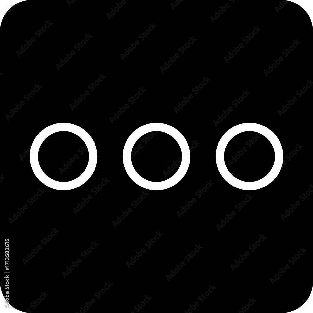 Poster three horizontal dots icon for more options and expand menu