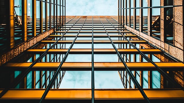 DSLR 35mm lens capturing panoramic futuristic city, natural blue hour light blending with neon highlights of skyscrapers for balanced contrast - Powered by Adobe