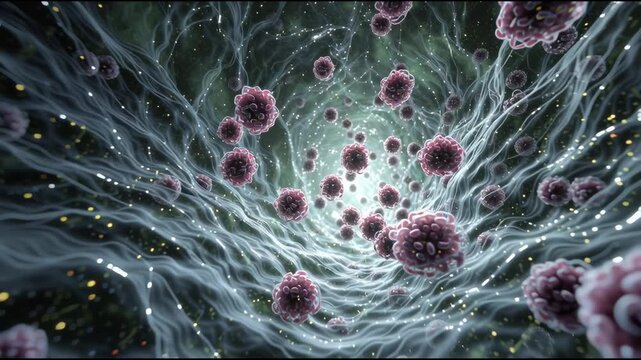 Laboratory visualization of hdl particles affecting energy barriers in health systems