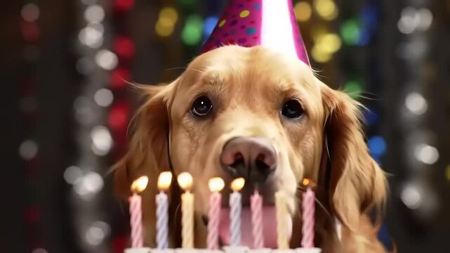 Golden Retriever Birthday Cake.