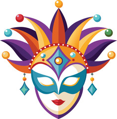 Carnival mask with gems