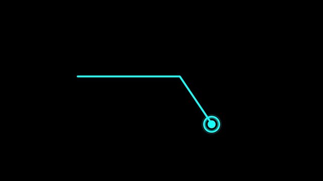 HUD call out elements pack animation on black background. Call Out on black background  a callout for text Hitch style tech HUD element with successful text