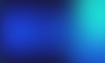 Obraz premium Abstract blue and green gradient background with a grainy texture, creating a visually interesting and modern backdrop for graphic design and digital projects