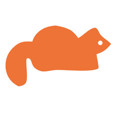 vector illustration of a cartoon cat