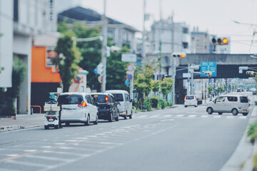街並みと道路風景
