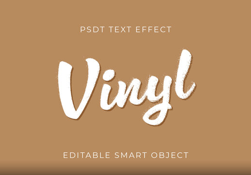 White And Beige Grainy Letterpress Script Retro Text Effect Grunge Textured Cursive Font
