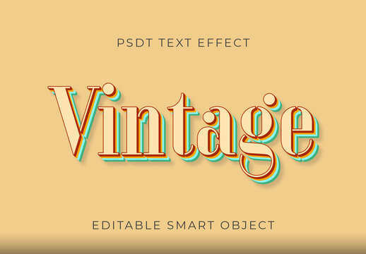 Multicolor 3D Extruded Script Retro Text Effect Vintage Layered Font
