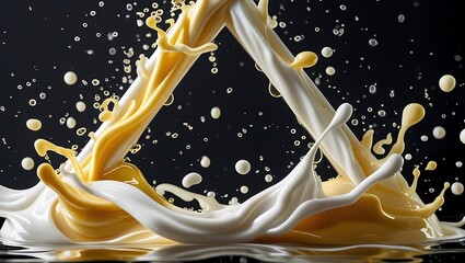 Creamy Elegance in Motion