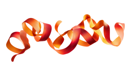 Complex, colorful protein ribbon