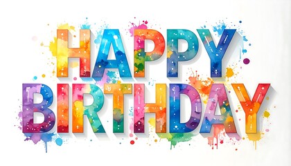 Fototapeta premium Colorful text graphic of 