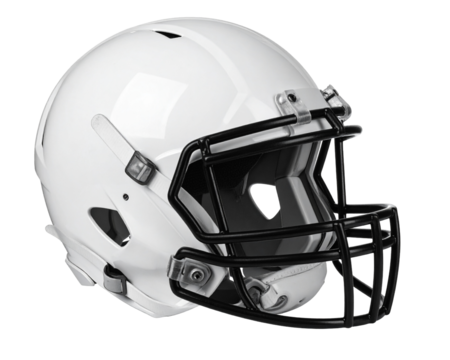 American football helmet isolated on transparent background