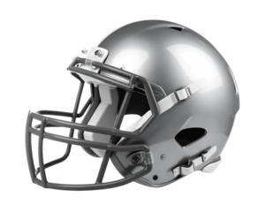American football helmet isolated on transparent background