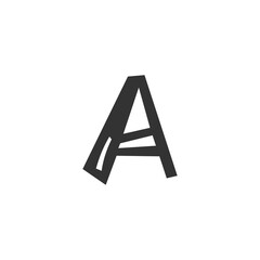 Modern Letter A Logo Design | Stylish Alphabet A Vector Branding
