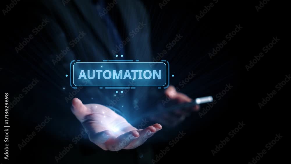 Aufkleber modern automation drives workflow efficiency by connecting systems, people, and data. with intellige