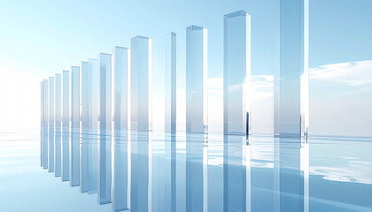 Obraz premium 水の背景素材