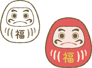 Daruma Doll for New Year