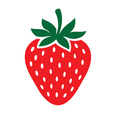 strawberry isolated on white background