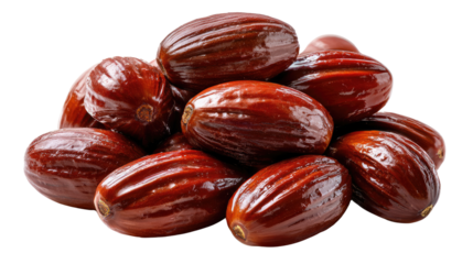 Pile of Jujube: A close-up shot showcases a pile of fresh jujubes, each one a testament to natural sweetness, offering a glimpse into nature's delicious bounty.